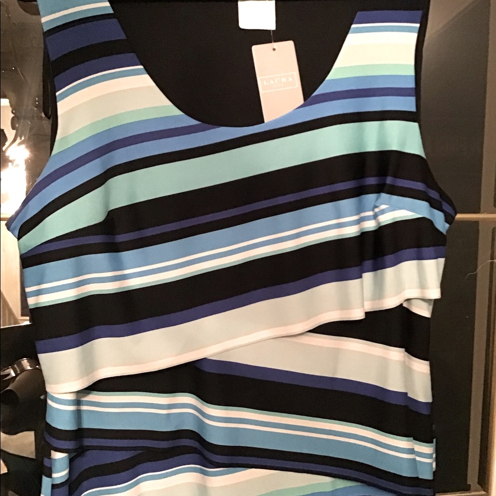 Laura Plus- sleeveless maxi dress (size 2X).
